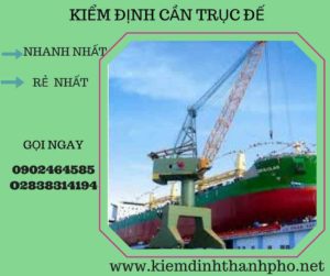 Hình ảnh kiểm định cần trục đế