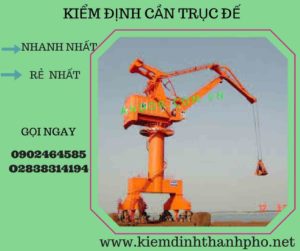 Hình ảnh kiểm định cần trục đế