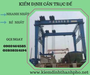 Hình ảnh kiểm định cần trục đế