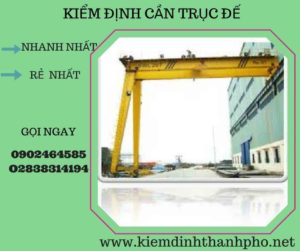 Hình ảnh kiểm định cần trục đế