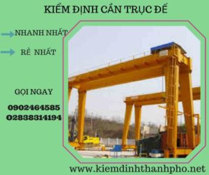 Hình ảnh kiểm định cần trục đế