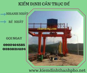 Hình ảnh kiểm định cần trục đế