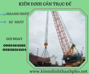 Hình ảnh kiểm định cần trục đế