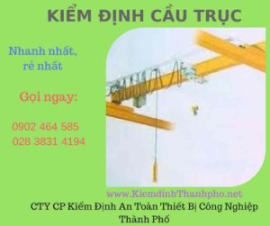 hình ảnh kiểm định cầu trục