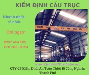 hình ảnh kiểm định cầu trục