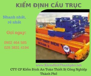 hình ảnh kiểm định cầu trục