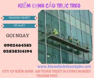 Hình ảnh kiểm định Cầu trục treo