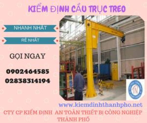 Hình ảnh kiểm định Cầu trục treo