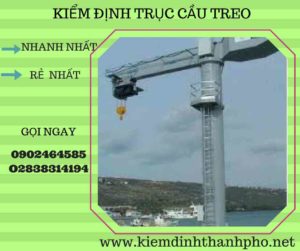 Hình ảnh kiểm định Cầu trục treo