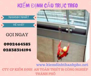 Hình ảnh kiểm định Cầu trục treo