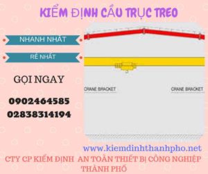 Hình ảnh kiểm định Cầu trục treo