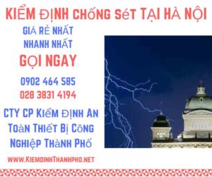 hình ảnh kiểm định chống sét tại Hà Nội