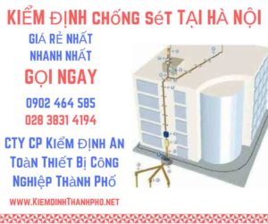 hình ảnh kiểm định chống sét tại Hà Nội