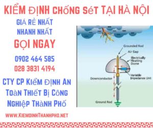 hình ảnh kiểm định chống sét tại Hà Nội