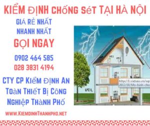 hình ảnh kiểm định chống sét tại Hà Nội