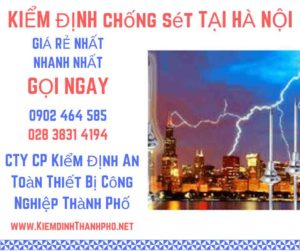 hình ảnh kiểm định chống sét tại Hà Nội