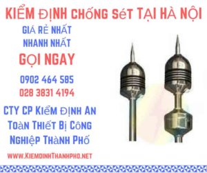 hình ảnh kiểm định chống sét tại Hà Nội