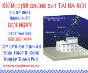 hình ảnh kiểm định chống sét tại Hà Nội