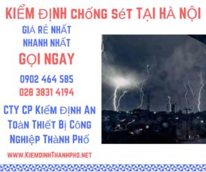 hình ảnh kiểm định chống sét tại Hà Nội