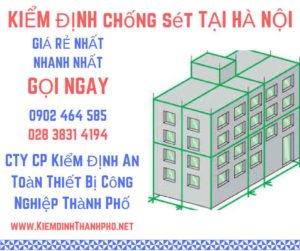 hình ảnh kiểm định chống sét tại Hà Nội