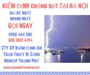 hình ảnh kiểm định chống sét tại Hà Nội