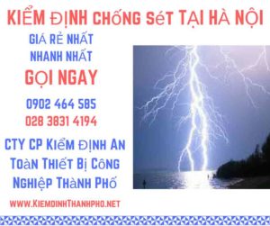 hình ảnh kiểm định chống sét tại Hà nội