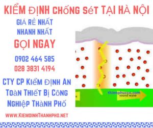 hình ảnh kiểm định chống sét tại Hà Nội