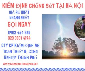 hình ảnh kiểm định chống sét tại Hà Nội