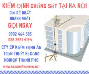 hình ảnh kiểm định chống sét tại Hà Nội