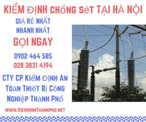 hình ảnh kiểm định chống sét tại Hà Nội