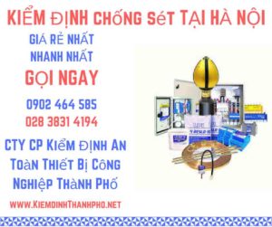 hình ảnh kiểm định chống sét tại Hà Nội