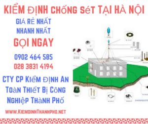 hình ảnh kiểm định chống sét tại Hà Nội