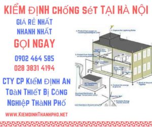 hình ảnh kiểm định chống sét tại Hà Nội