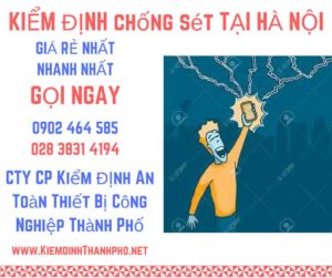 hình ảnh kiểm định chống sét tại Hà Nội