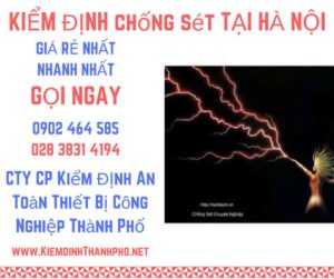 hình ảnh kiểm định chống sét tại Hà Nội