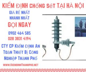 hình ảnh kiểm định chống sét tại Hà Nội