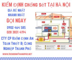 hình ảnh kiểm định chống sét tại Hà Nội