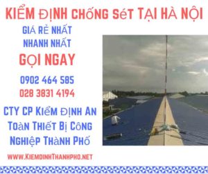 hình ảnh kiểm định chống sét tại Hà Nội