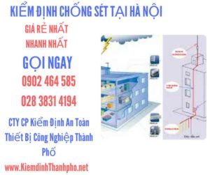 hình ảnh kiểm định chống sét tại Hà Nội