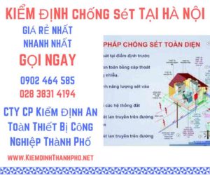 hình ảnh kiểm định chống sét tại Hà Nội