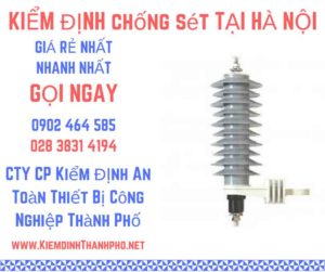 hình ảnh kiểm định chống sét tại Hà Nội