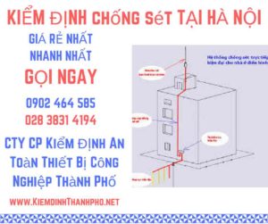 hình ảnh kiểm định chống sét tại Hà Nội