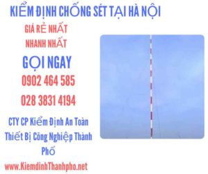 hình ảnh kiểm định chống sét tại Hà Nội