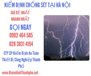 hình ảnh kiểm định chống sét tại Hà Nội