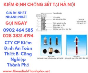 hình ảnh kiểm định chống sét tại Hà Nội