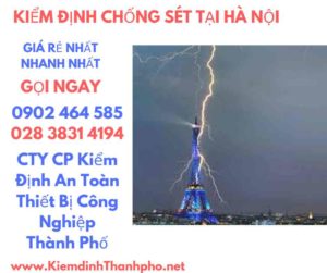 hình ảnh kiểm định chống sét tại Hà Nội