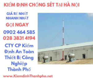 hình ảnh kiểm định chống sét tại Hà Nội