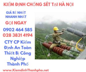 hình ảnh kiểm định chống sét tại Hà Nội