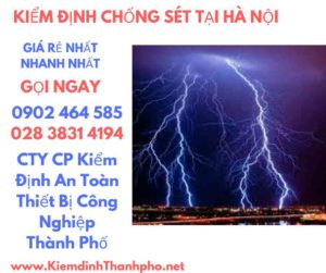 hình ảnh kiểm định chống sét tại Hà Nội