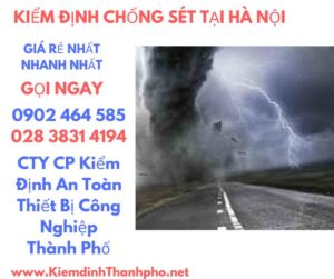 hình ảnh kiểm định chống sét tại Hà Nội